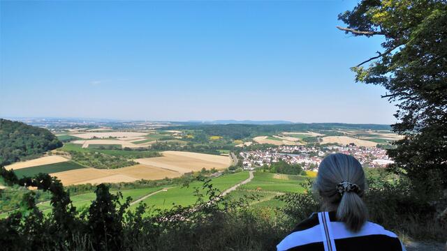 Gigantischer Weitblick vom Hausberg Großbottwars, dem Harzberg.
