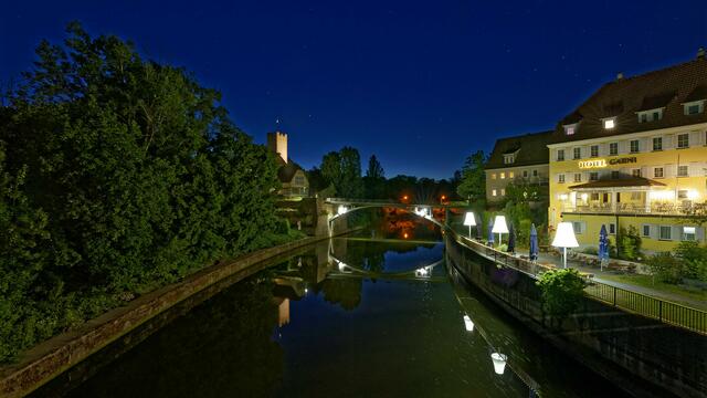 Lauffen am Neckar Schleusen Einfahrt