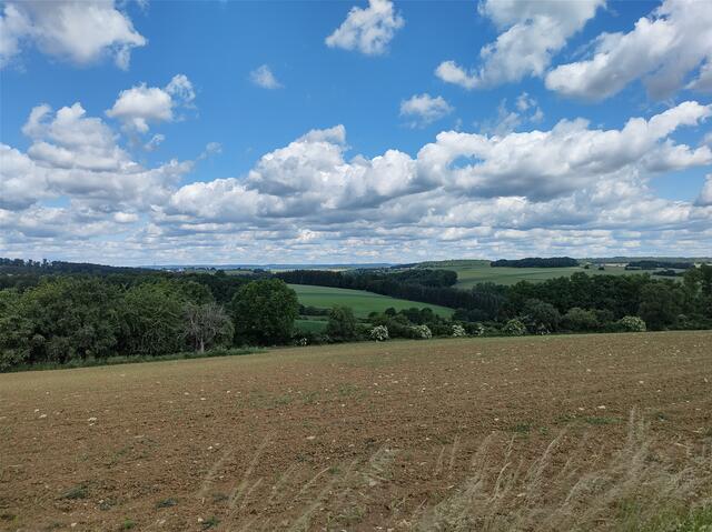 Herrliche Fernsicht bei Allfeld