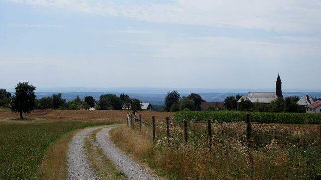 Über Wagenschwend hinweg der Blick Richtung Süden