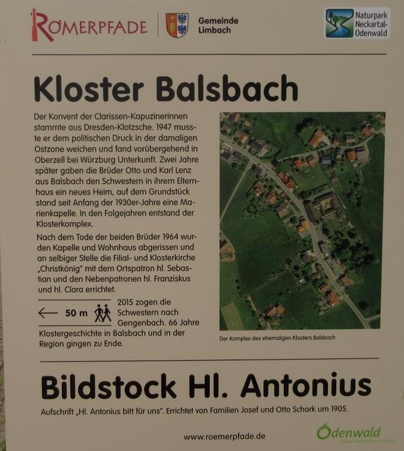 Das befand sich 50 m weiter.