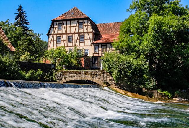 Forchtenberger Mühle am Kocherwehr
