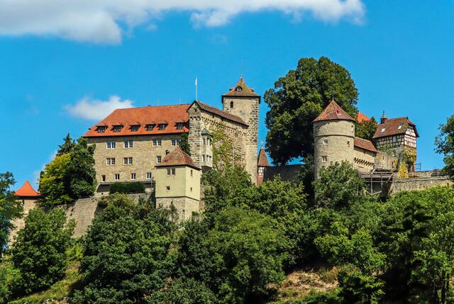 Schloss Stetten über dem Kochertal