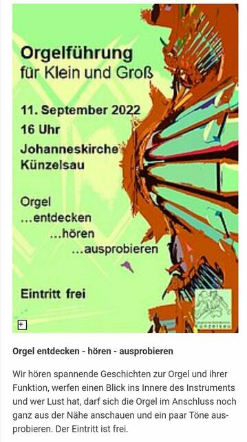 Einladung zur Orgelführung