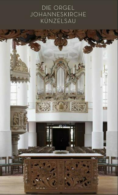 Titelseite des Flyers zur Winterhalter-Orgel