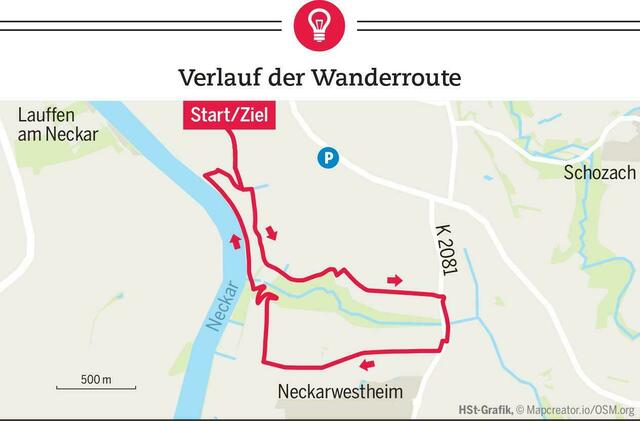 Diesen Verlauf hat die kleine Steillagentour.