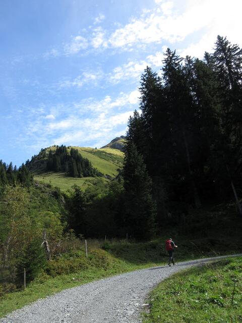 Schwierige Stellen wechselten sich mit bequemen Wegen ab.