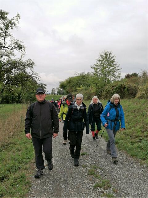 Abmarsch in Untergruppenbach