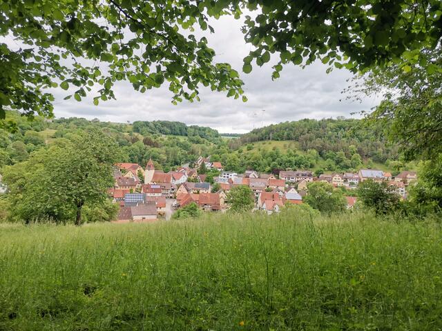 Blick auf Crispenhofen