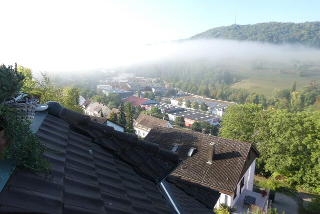 Frühnebel über Künzelsau