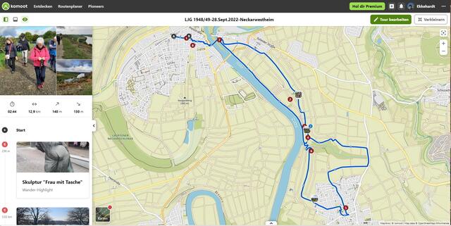 Die Tour in der Übersicht