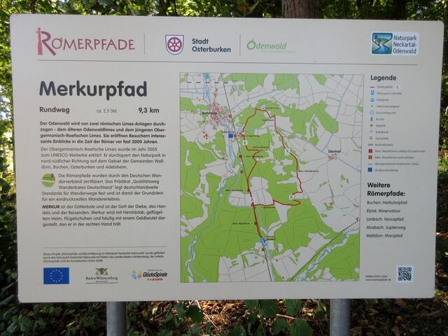 Zur Mittagszeit haben wir dann von Walldürn nach Osterburken gewechselt. Immer noch war es ziemlich kalt und wir wollten unbedingt in der Sonne vespern.