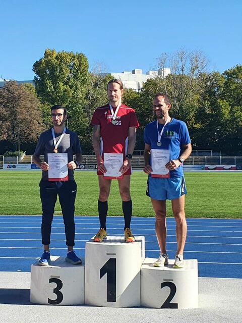 Markus Häcker bei der Siegerehrung