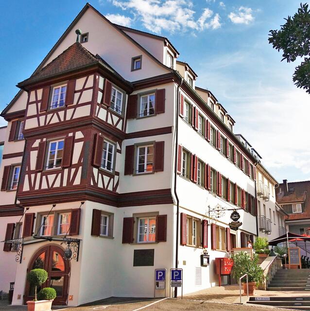 In diesem stattlichen Gebäude im Herzen von Künzelsau ist das Restaurant Anne-Sophie zu finden. | Foto: Juergen Koch