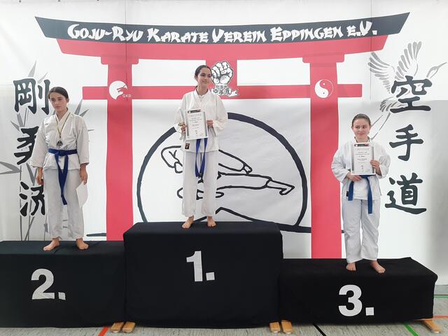 In der Kategorie "Kata Jugend Mädchen" konnte Helen Heil vom Karateverein Eppingen den 2. Platz erreichen