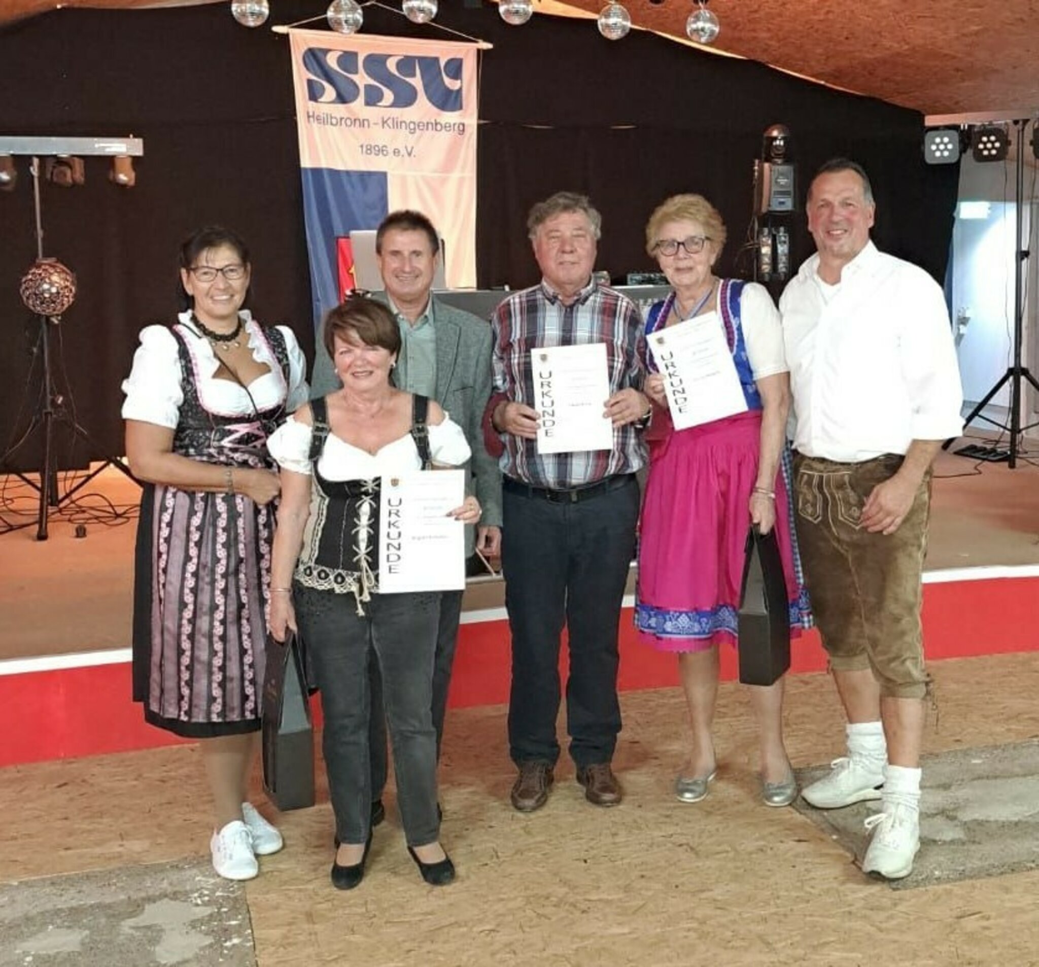 SSV Klingenberg ehrt Jubilare des Vereines SSV Klingenberg ehrt