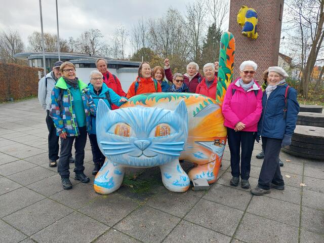 Der Gassenstreuner inspiriete die Kneippianer und löste große Freude aus.