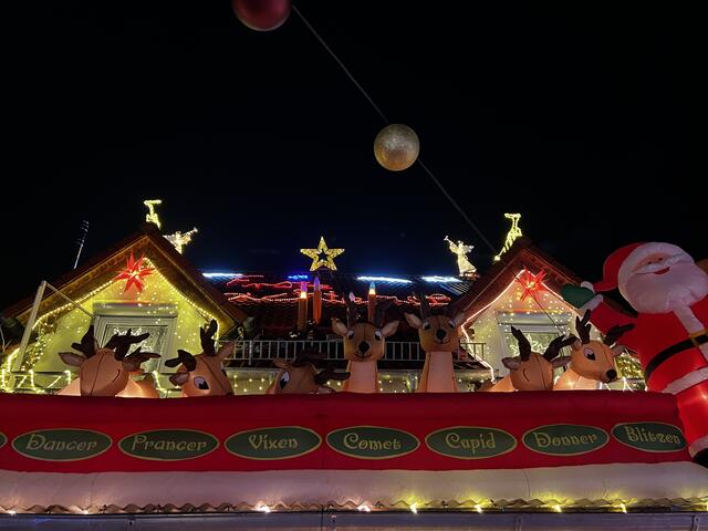 Alle Rentiere sind gut angekommen, Santa ist auch dabei! | Foto: Moni Bordt