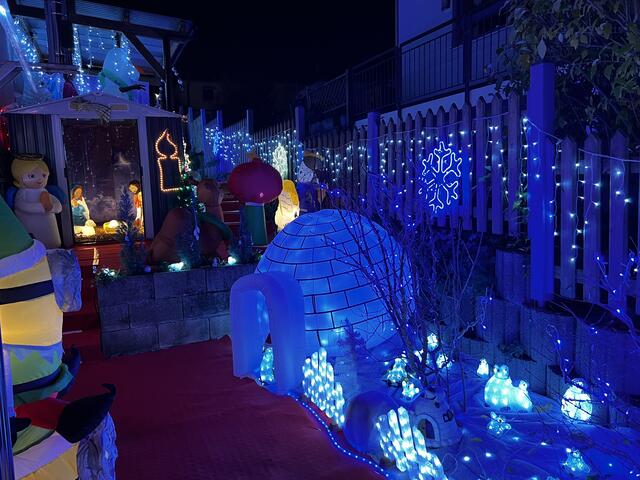 Die Eiswelt mit dem Iglu | Foto: Moni Bordt