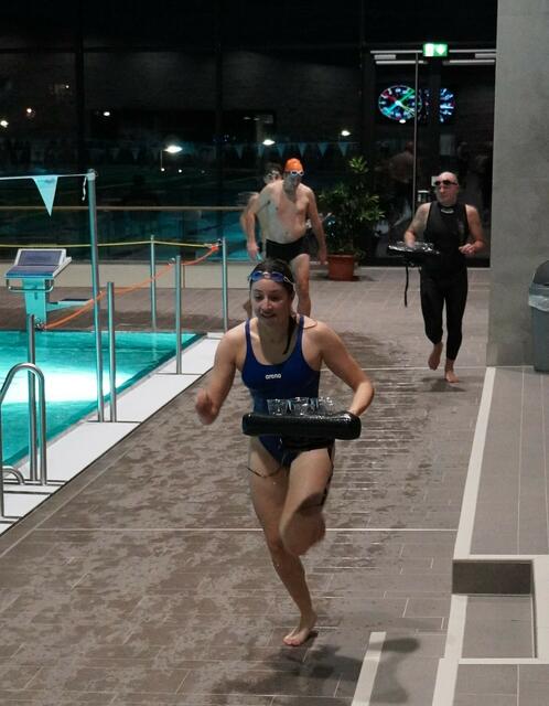 kurzer Sprint zurück zum Start 