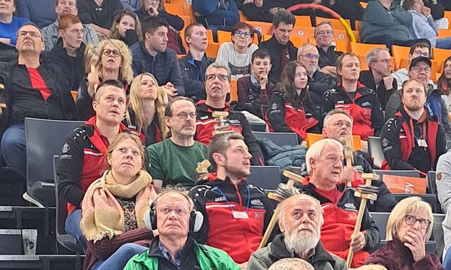 Die mitgereisten Fans