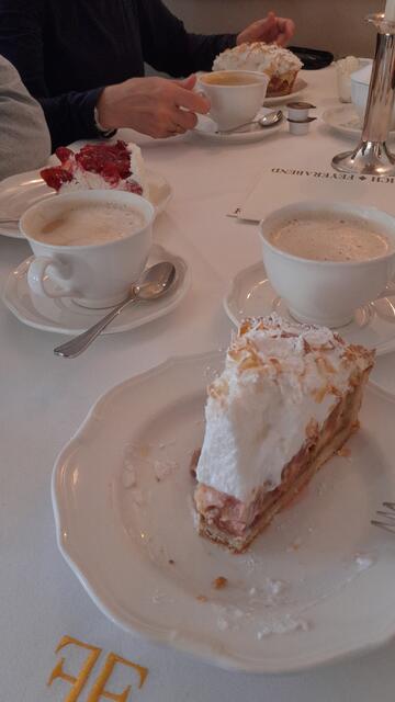 Und als Belohnung für die lange Tour ein Käffchen