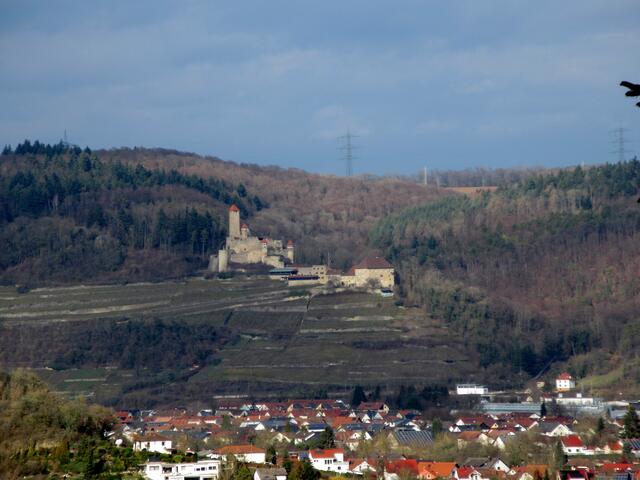 Burg Hornberg, Neckarzimmer in Sichtweite