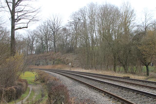 oben angekommen, dann die Gleise an einem alten Übergang überquert | Foto: Ralf Röser