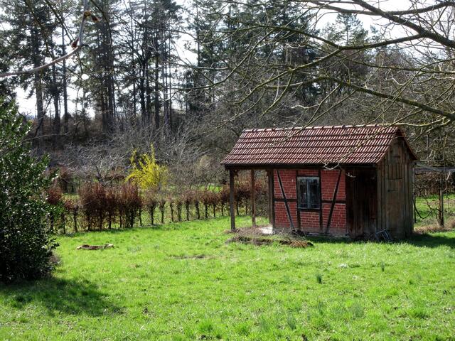 Das älteste Gartenhäuschen, das im Originalzustand im Unterland erhalten ist. Nun fast 120 Jahre alt, es wurde 1903 erbaut.