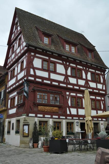 Ratsstüble. Ursprünglich 1458 erbaut. 1945 abgebrannt und 2000 wieder restauriert und das Fachwerk sichtbar gemacht. | Foto: Daniela Somers