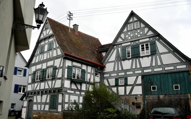 Ackerbürgerhaus von 1630. Restauriert 1982/83 | Foto: Daniela Somers