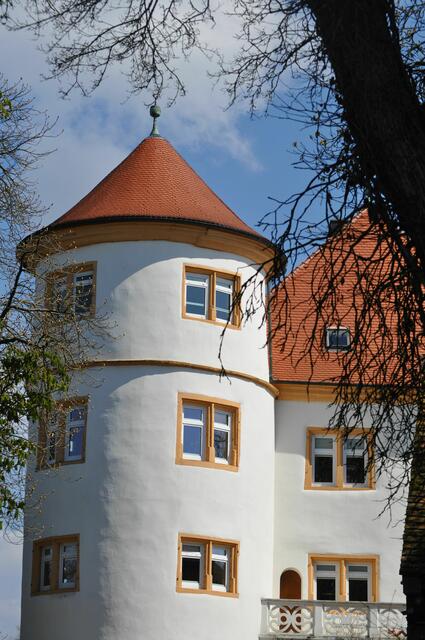 Das Schloss hat zwei Wohntürme und einen Treppenturm | Foto: Daniela Somers