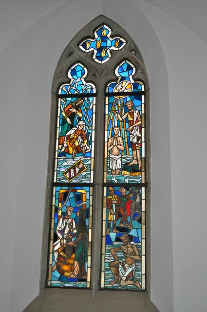 Wunderschöne Glasmalereien. | Foto: Daniela Somers