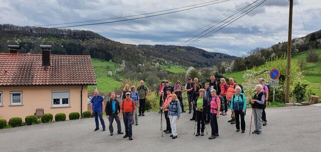 Kurze Trinkpause auf halber Strecke ins Brettachtal ... | Foto: privat Sibylle Tröber