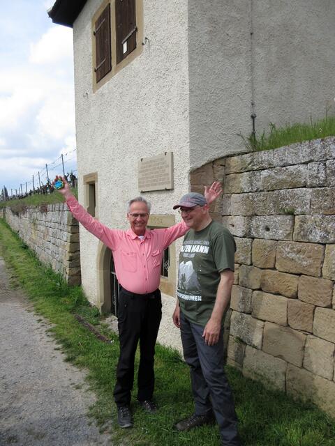 Und auch bei Dieter war die Freude groß. Er war am 21.9.2022 das erste mal mit der Gruppe unterwegs und schon sind 150 gemeinsame Kilometer bewältigt.