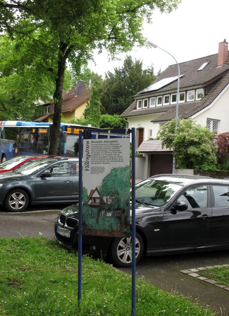 Hier ist auch das Schild noch gut erhalten.