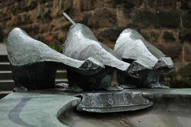 Nach der Führung, auf dem Heimweg. Der Gänsebrunnen | Foto: Daniela Somers