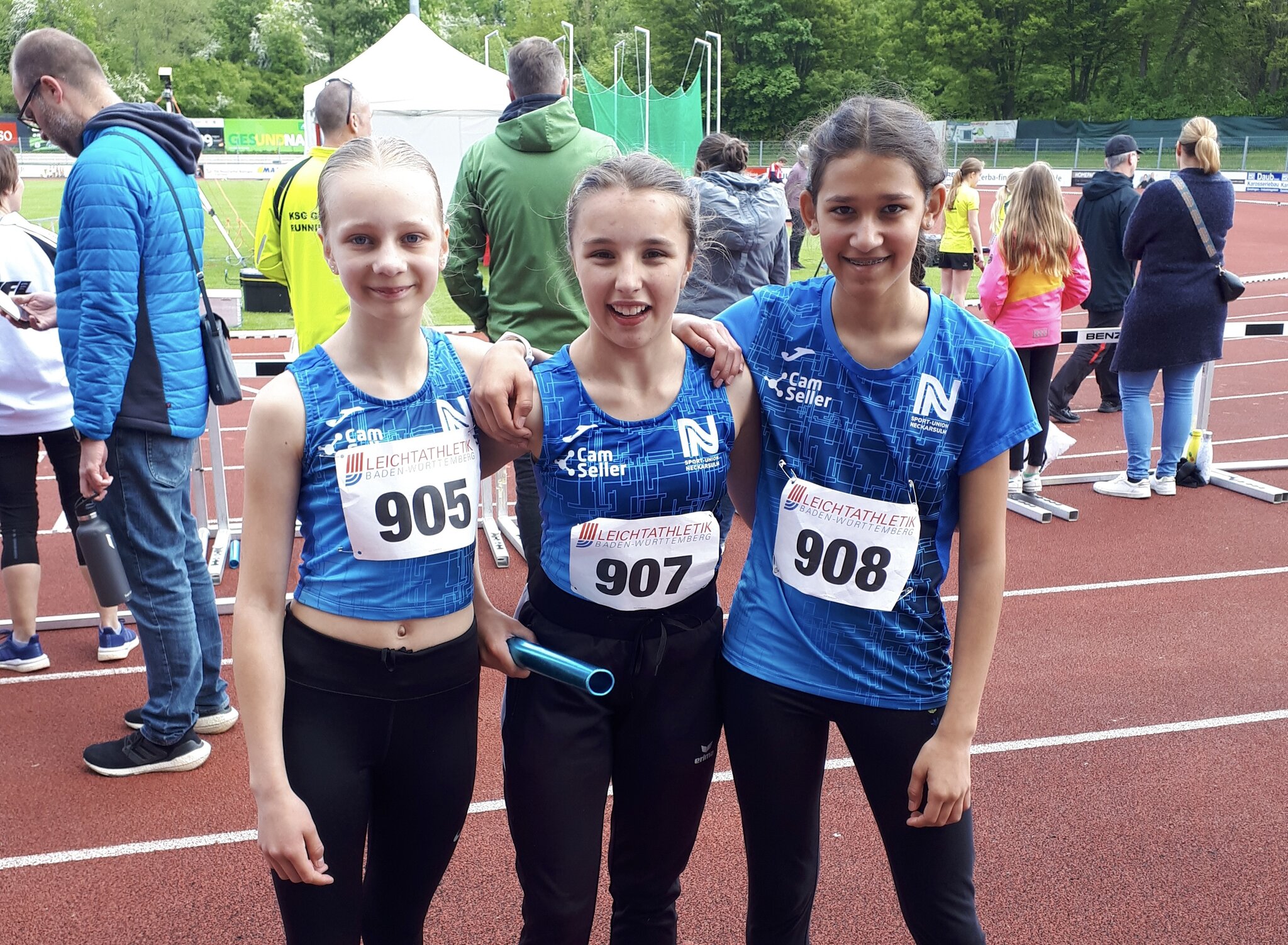 Württembergische Staffelmeisterschaften Tolles Ergebnis der 3*800m Staffel Neckarsulm