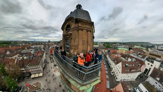 Mit seiner 360-Grad-Kamera auf einem XXL-Stick ist es Heinrich Brehm möglich, solche ungewöhnlichen Perspektiven einzufangen.  | Foto: Heinrich Brehm 