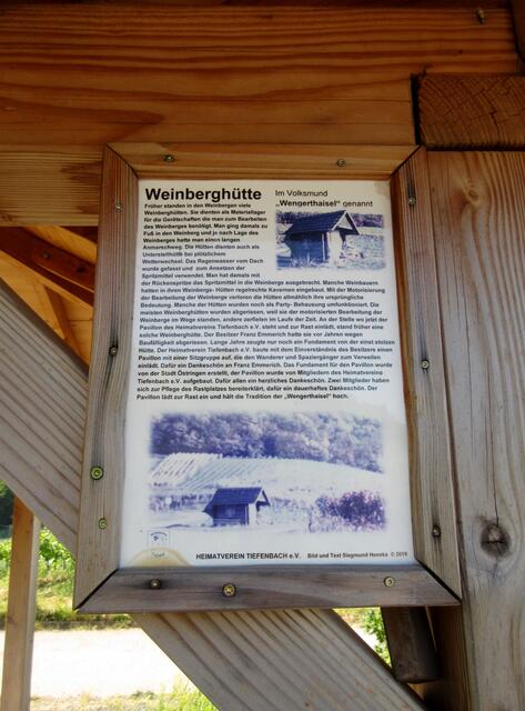 Weinberghaisel heißt es hier
