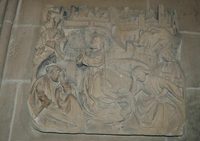 Ölbergrelief im Nordchor  | Foto: Daniela Somers