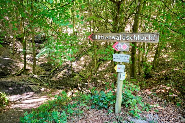 unterer Ausgang aus Schlucht