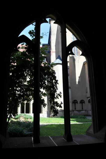 Ausblick durch den Kreuzgang | Foto: Daniela Somers