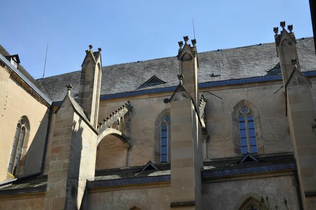Die Stiftskirche vom Klostergarten aus gesehen | Foto: Daniela Somers