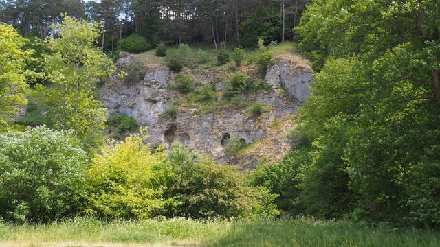 Immer wieder sind Felsformationen am Wegesrand zu sehen | Foto: Rainer Göser