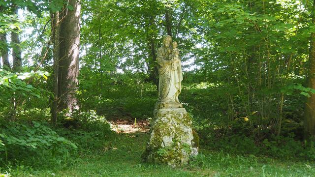 Die Statue verabschiedet uns beim Weiterwandern | Foto: Rainer Göser