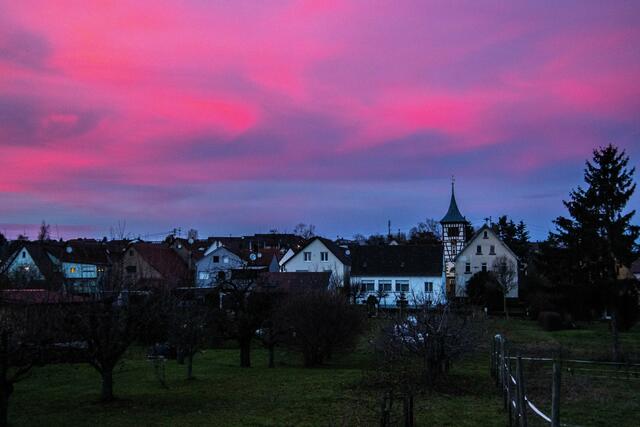 Wenn die Wolken wieder Lila sind, im Waldenserort Nordhausen