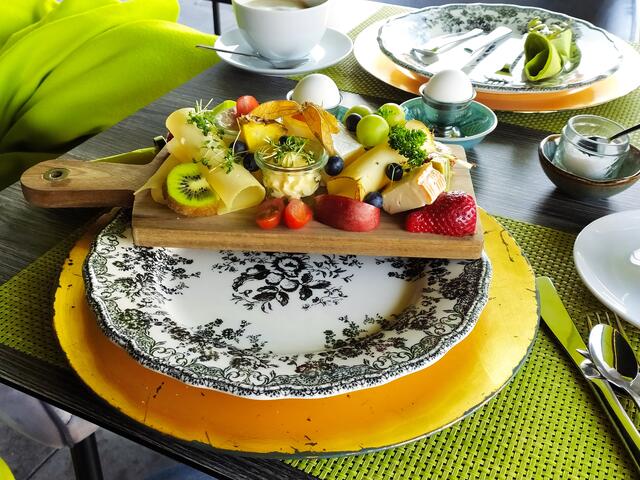 Eines der total leckeren Frühstücke