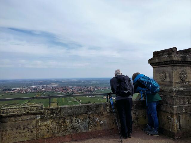 Von oben hat man eine weite Sicht