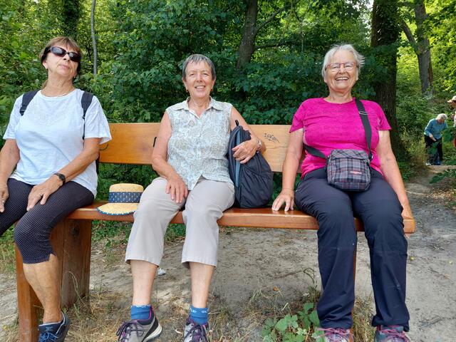 Hier lässt's sich bestens mit den Beinen baumeln.